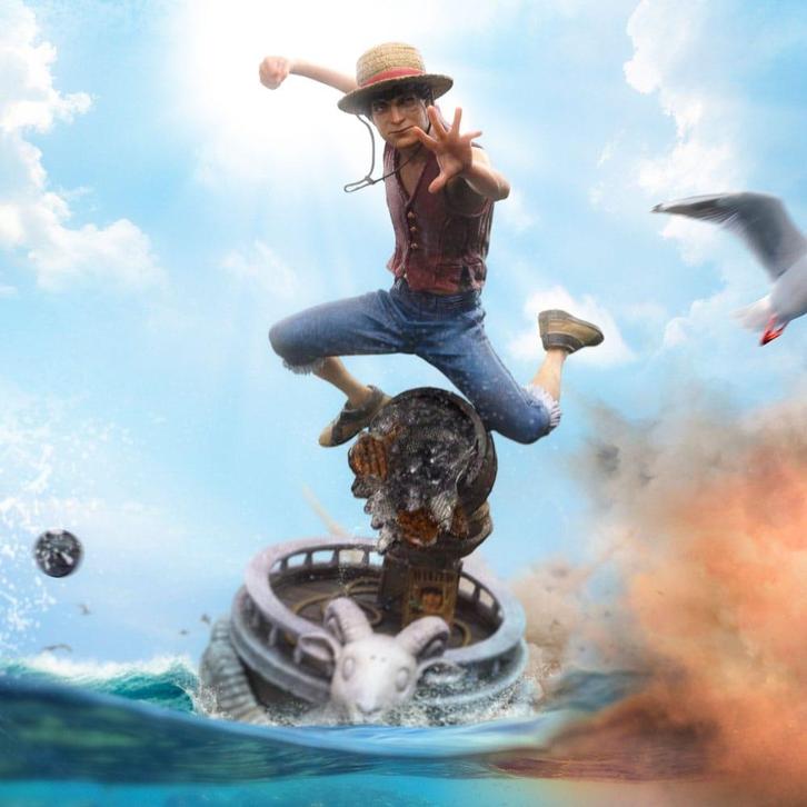 One Piece Art Scale Statue 1/10 Luffy 23 cm, Collections, Cinéma & Télévision, Enlèvement ou Envoi