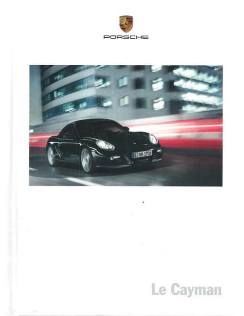 2011 PORSCHE CAYMAN HARDCOVER BROCHURE FRANS, Livres, Autos | Brochures & Magazines