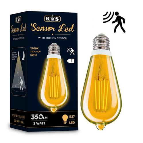 Buitenverlichting met bewegingssensor Sensor LED 3W Beweging, Tuin en Terras, Buitenverlichting, Verzenden