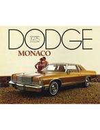 1975 DODGE MONACO BROCHURE ENGELS, Ophalen of Verzenden