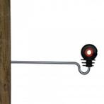 Gallagher xdi afstandschroef-ringisolator hout gebogen 18cm