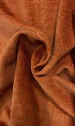 Stevige maar zeer zachte stof van terracotta-kleurige