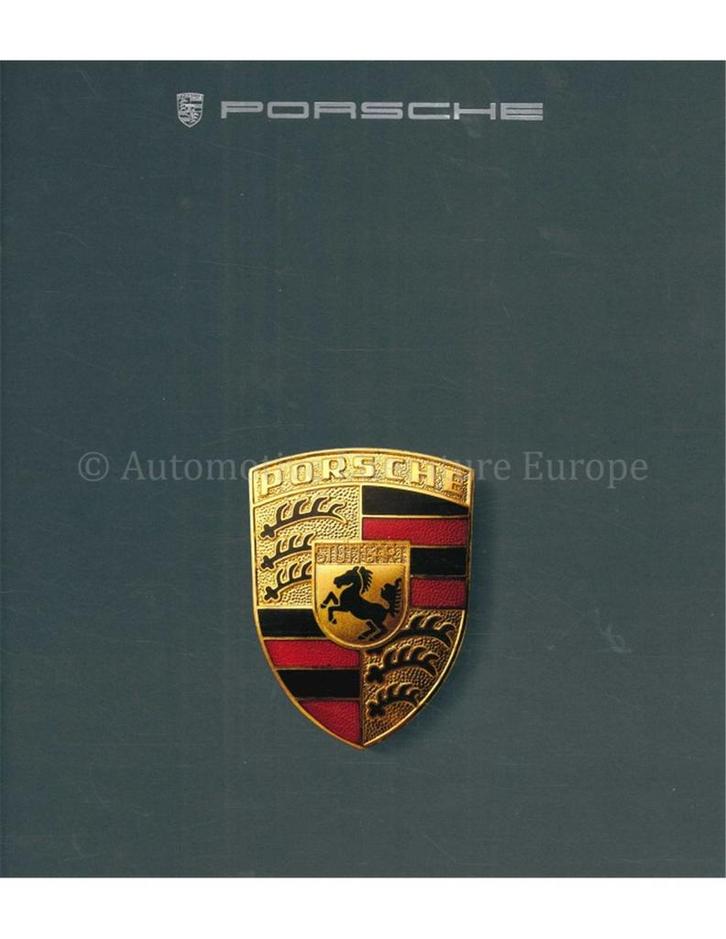 1985 PORSCHE PROGRAMMA BROCHURE ENGELS (USA), Boeken, Auto's | Folders en Tijdschriften