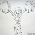 A. Juan Diaz - 1 Original drawing - Kim possible - Kim, Cd's en Dvd's, Nieuw in verpakking