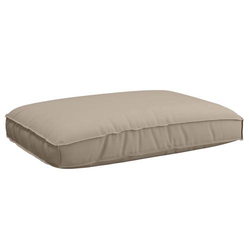 vidaXL Palletkussen voor zitting Taupe 120 x 80 x 12 cm, Huis en Inrichting, Woonaccessoires | Kussens, Nieuw, Verzenden