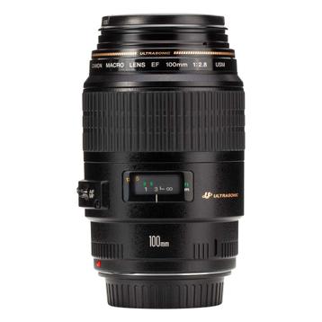 Canon EF 100mmm f/2.8 Macro USM met garantie, Verzenden