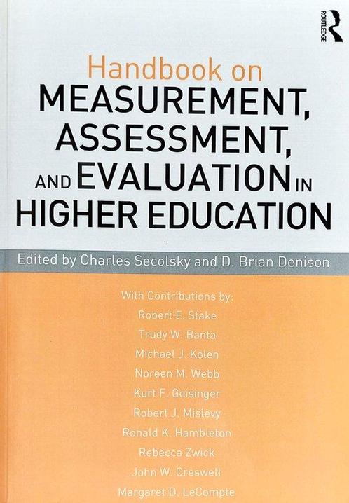 Handbook on Measurement, Assessment, and Evaluation in, Boeken, Overige Boeken, Gelezen, Verzenden