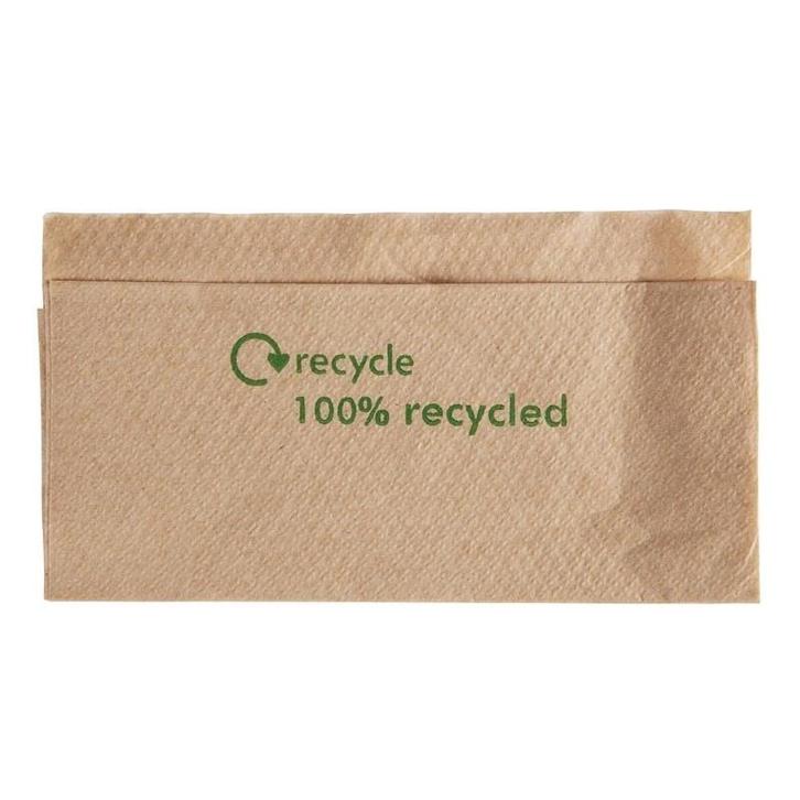 Composteerbare servetten van kraftpapier | 6000 stuks | 1, Zakelijke goederen, Horeca | Keukenapparatuur, Nieuw in verpakking