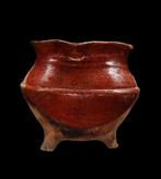 Post-middeleeuws Geglazuurde tripod vaas - Rijnland, 15e