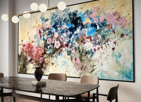VOLHA - Flowers -XXL, Antiek en Kunst, Kunst | Schilderijen | Modern