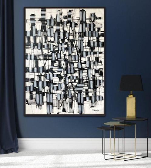 Natia Antadze - Abstrakte Komposition - XXL, Antiek en Kunst, Kunst | Schilderijen | Modern
