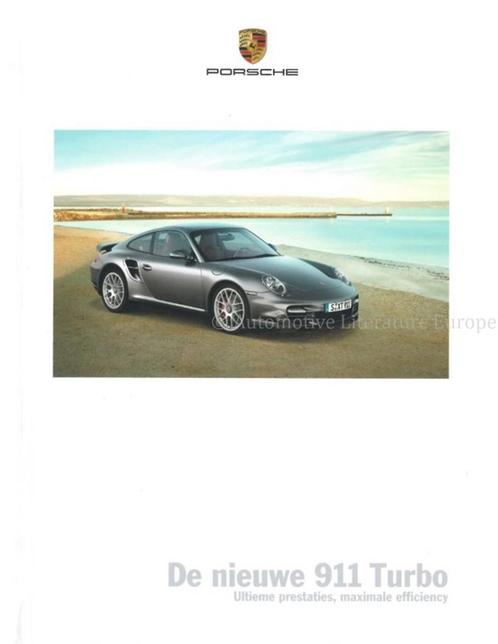 2010 PORSCHE 911 TURBO HARDCOVER BROCHURE NEDERLANDS, Livres, Autos | Brochures & Magazines, Enlèvement ou Envoi