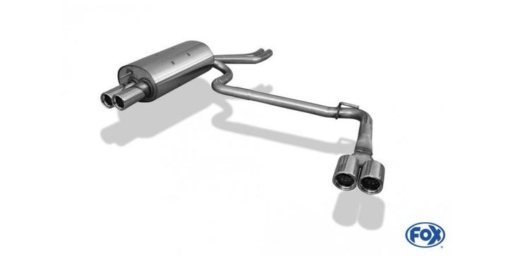 FOX BMW E46 330d/ 330xd einddemper uitgang rechts/links dual, Auto-onderdelen, Uitlaatsystemen, Nieuw, Verzenden