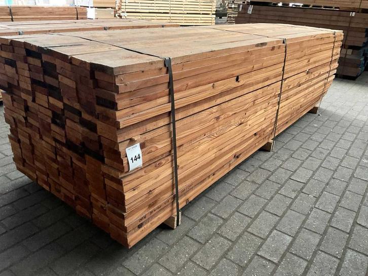 Online veiling - Thermowood Douglas planken 30x120 mm (200x), Zakelijke goederen, Machines en Bouw | Houtbewerking, Ophalen