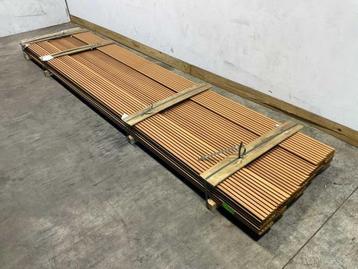 Veiling - 25x Rhombusprofielplank rib5 Ayous thermowood 420x