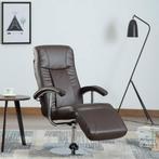 vidaXL Televisiefauteuil kunstleer bruin, Huis en Inrichting, Fauteuils, Verzenden, Nieuw