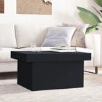 vidaXL Table basse noir 100x55x40 cm bois dingénierie, Verzenden, Neuf