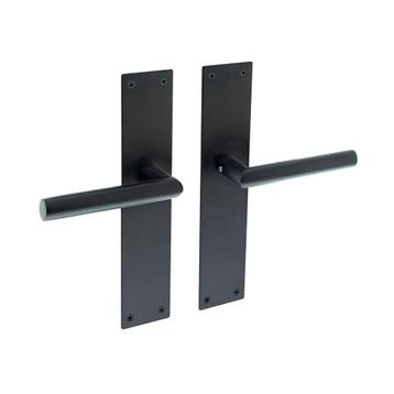 Zwarte Deurklink Jura schild 250x55x2mm blind beschikbaar voor biedingen