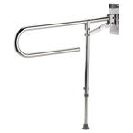 Toiletbeugel met steunpoot 85 cm RVS, Ophalen of Verzenden, Nieuw