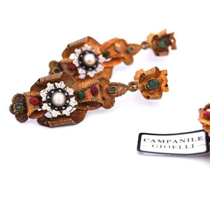 Parure - 18 karaat Geel goud, Handtassen en Accessoires, Antieke sieraden