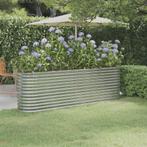 vidaXL Plantenbak 224x40x68 cm gepoedercoat staal, Verzenden, Nieuw