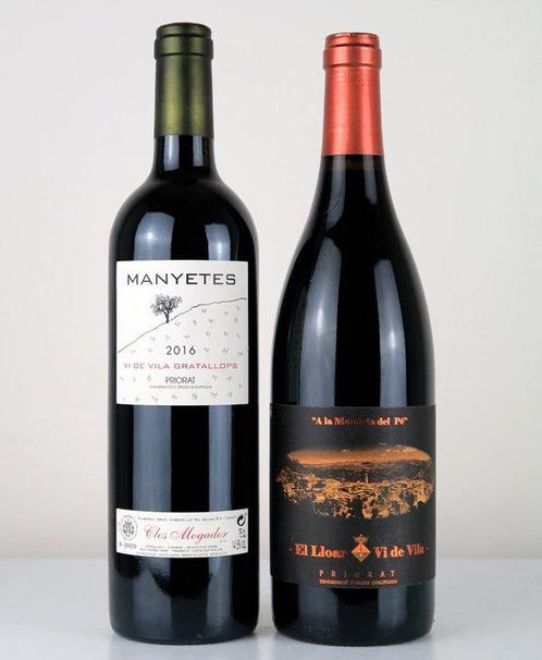 2016 Clos Mogador, Manyetes & 2016 A la Memòria del Pé El, Verzamelen, Wijnen