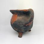 Pot - Aardewerk, Kookpot / (kook) graap roodbakkend, Antiek en Kunst