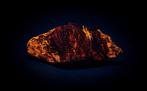 9 minéraux fluorescents SW + LW Svabite, calcite,, Verzamelen, Mineralen en Fossielen