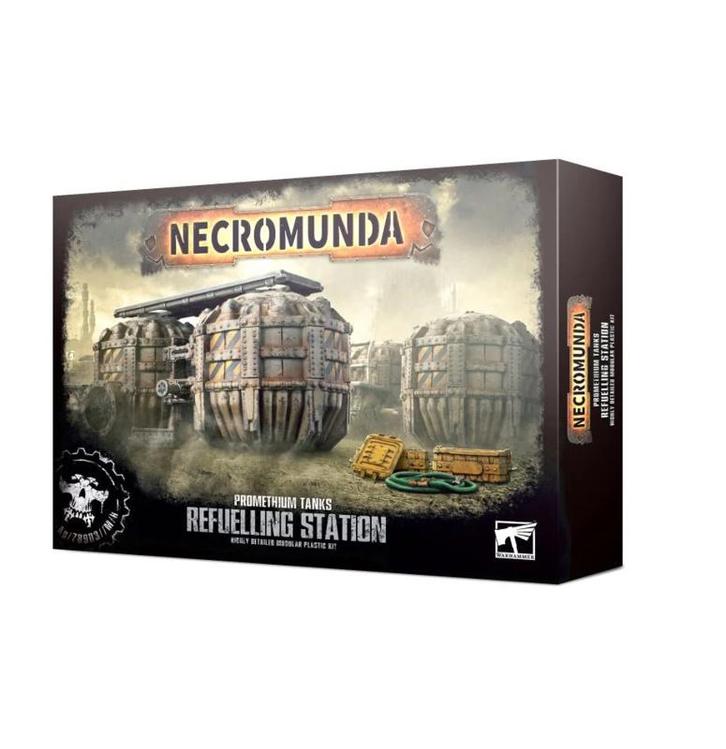 Promethium Tanks refuelling station (Warhammer nieuw), Hobby en Vrije tijd, Wargaming, Ophalen of Verzenden