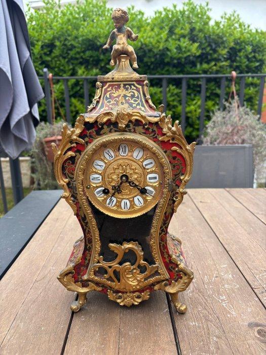 Horloge - Bois, Bronze, Laiton - 1970-1980, Antiquités & Art, Antiquités | Horloges