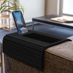 2dekans | Budu Armleuning dienblad voor bank Zwart –, Ophalen of Verzenden