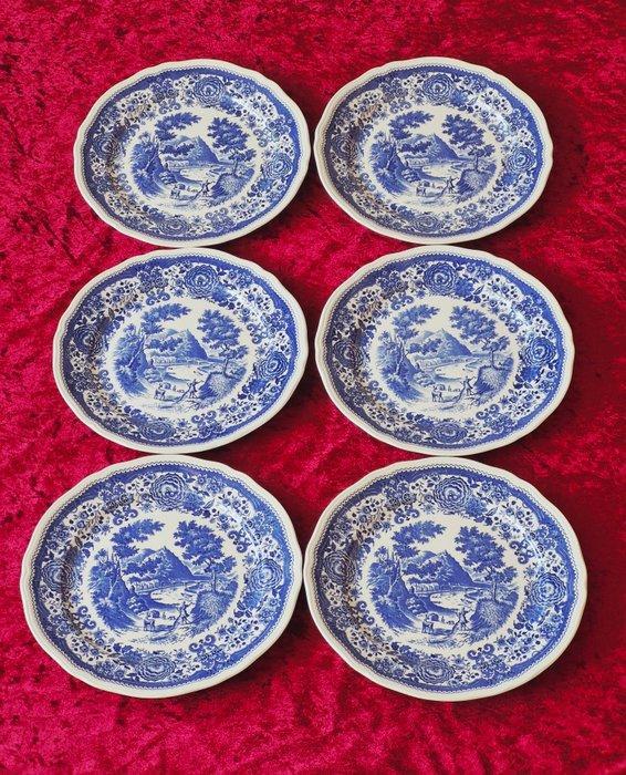 Villeroy & Boch - Bord (6) - Burgenland Blauw - Porselein -, Antiek en Kunst, Antiek | Meubels | Tafels