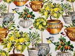 Renaissance dun jardin : élégance florale et fruits