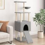 vidaXL Kattenmeubel met sisal krabpalen 153 cm lichtgrijs, Dieren en Toebehoren, Verzenden, Nieuw
