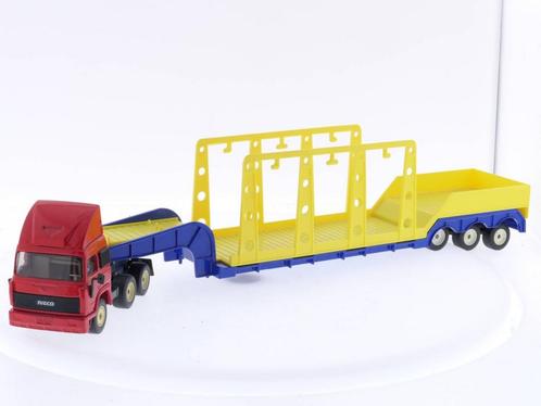 Schaal 1:55 Siku 4019 Iveco Vrachtwagen met Wasstraat Mod..., Hobby en Vrije tijd, Modelauto's | 1:50, Gebruikt, SIKU, Ophalen of Verzenden