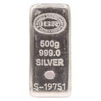 500 gram - Zilver .999 - 500g IGR .999 Fine Silver Bar, Postzegels en Munten