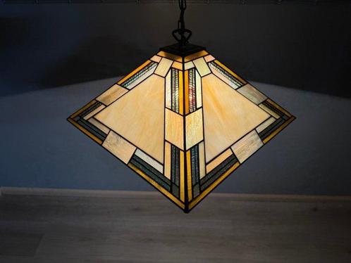 Lamp - Glas - Tiffany-stijl hanglamp, Antiek en Kunst, Curiosa en Brocante