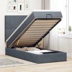 vidaXL Ottoman bed met matrassen 140x190cm fluweel, Verzenden, Nieuw