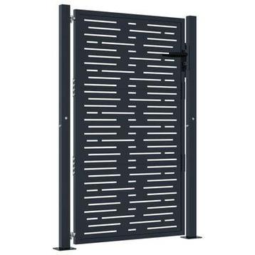 Poort 105x130 Antraciet - Retour Deal - Hekpoort 55% Korting, Verzenden, Tuinhek