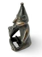 Miniatuur beeldje - Rällinge-beeldje Freyr - Brons, Antiek en Kunst