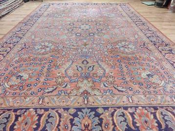 Agra - Tapis - 3.65 m - 2.4 m - Tapis Tefzet Antik Heriz