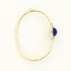 Armband - 14 karaat Geel goud Lapis lazuli - Diamant