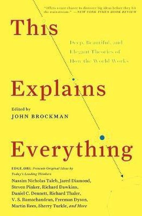 This Explains Everything 9780062230171 John Brockman, Boeken, Overige Boeken, Zo goed als nieuw, Verzenden