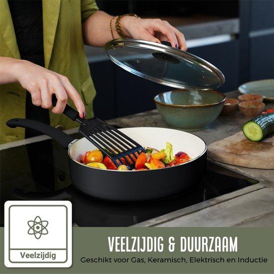 2dekans | COOCK 19-Delige Pannenset Inductie - Speciale, Maison & Meubles, Cuisine | Ustensiles de cuisine, Enlèvement ou Envoi