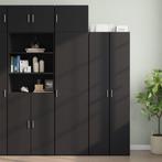 vidaXL Armoire de rangement mince noir 50x42,5x225cm, Maison & Meubles, Verzenden, Neuf