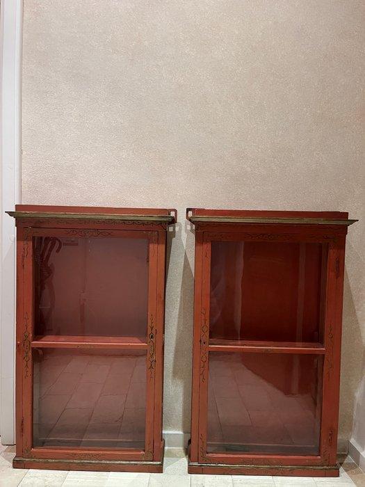 Vitrine - Hout - Hoogte: 99 cm, Antiek en Kunst, Antiek | Overige Antiek