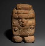 Maya Terracotta Figuur. C. 600 - 900 n.Chr. 8,3 cm H., Verzamelen