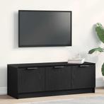 vidaXL TV Kast Zwart eiken 102 x 35 x 36.5 cm Bewerkt hout, Huis en Inrichting, Verzenden, Nieuw