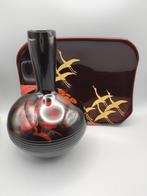 Vaas - Hout - Japan - Yakumo & Aizu lak (Zonder, Antiek en Kunst