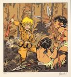 Walthéry, François - 1 Silkscreen - Natacha - Hommage à Bob